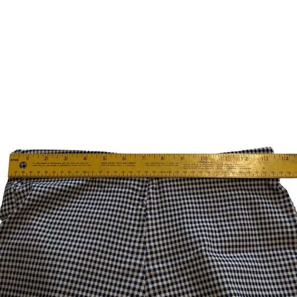 Michael Kors Navy Blue and White Houndstooth checkered leggings, size M - Picture 8 of 8